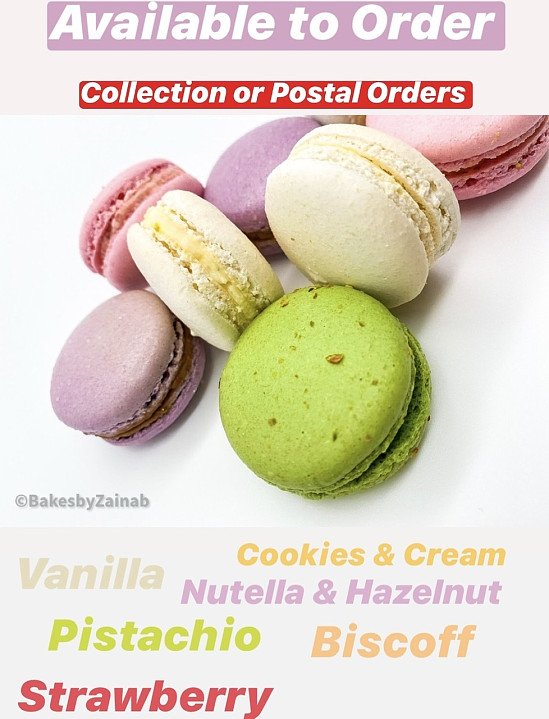 Fresh Macarons Boxes of 6