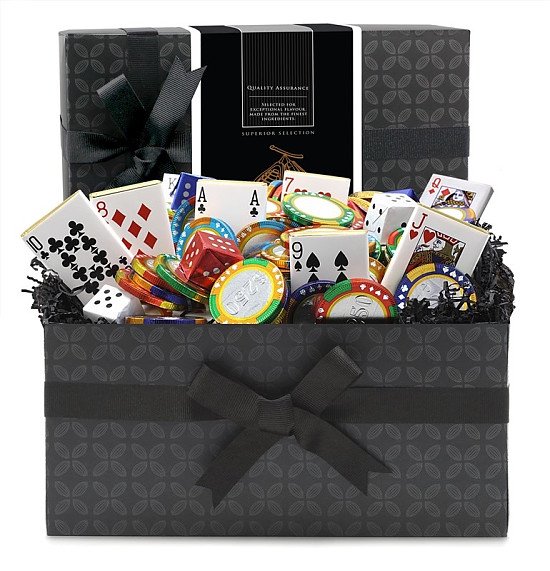 National Chocolate Day - Poker Night Chocolate Novelty Mini Gift Hamper - £26.33