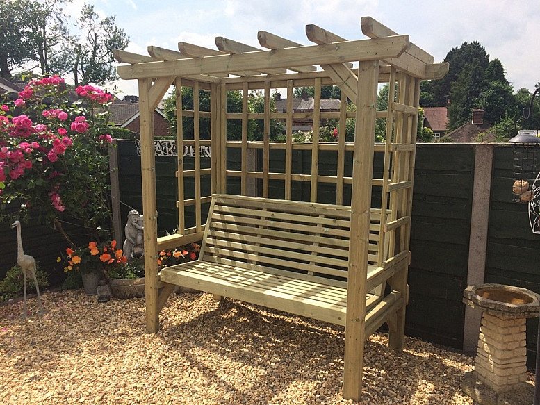 Beatrice Garden Arbour – 3 Seats (BA102)