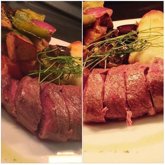 Off the New Menu..... Duck Breast with Mediterranean Vegetables and