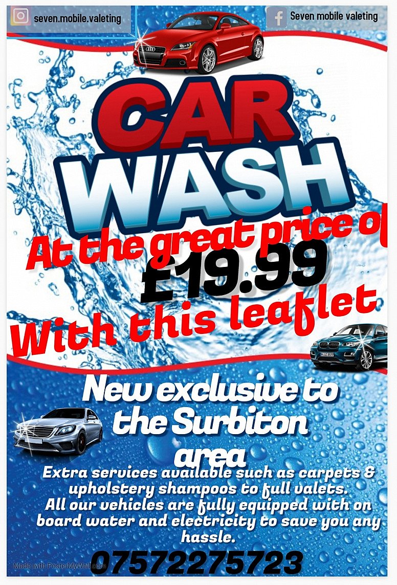 MOBILE CAR VALET, let us take the stress out of getting your car washed