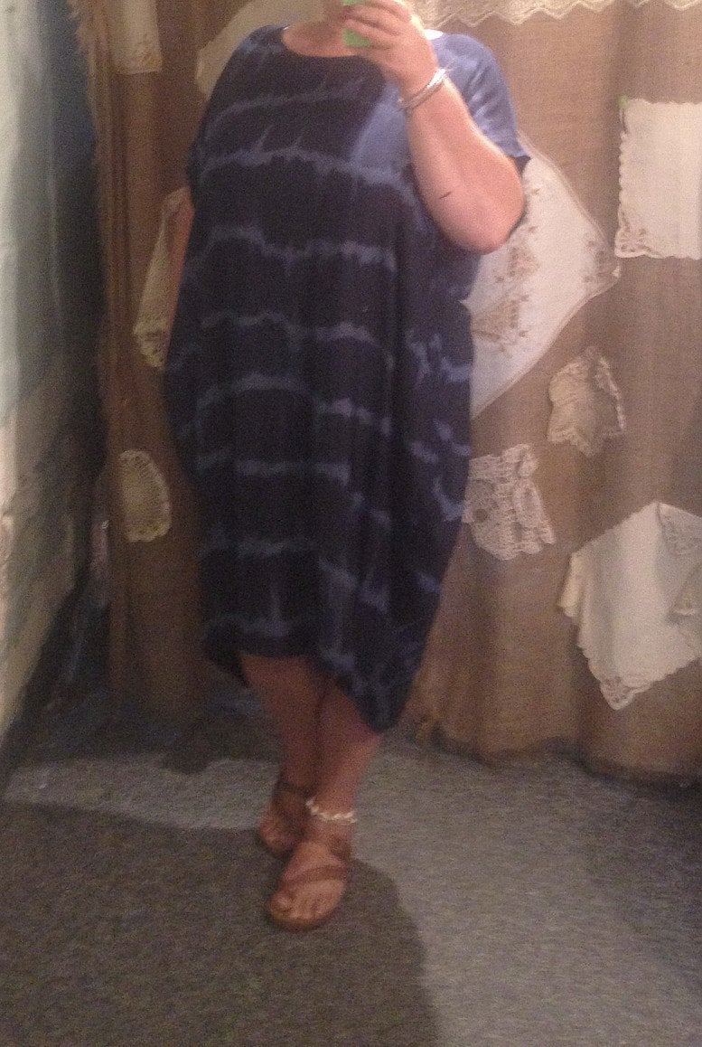 Abstract twisted dress