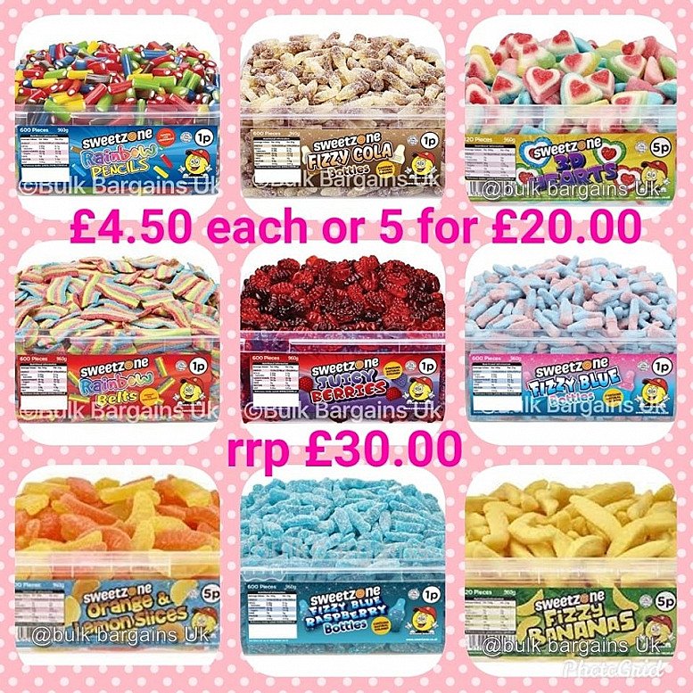 Mix n Match Sweet Tubs