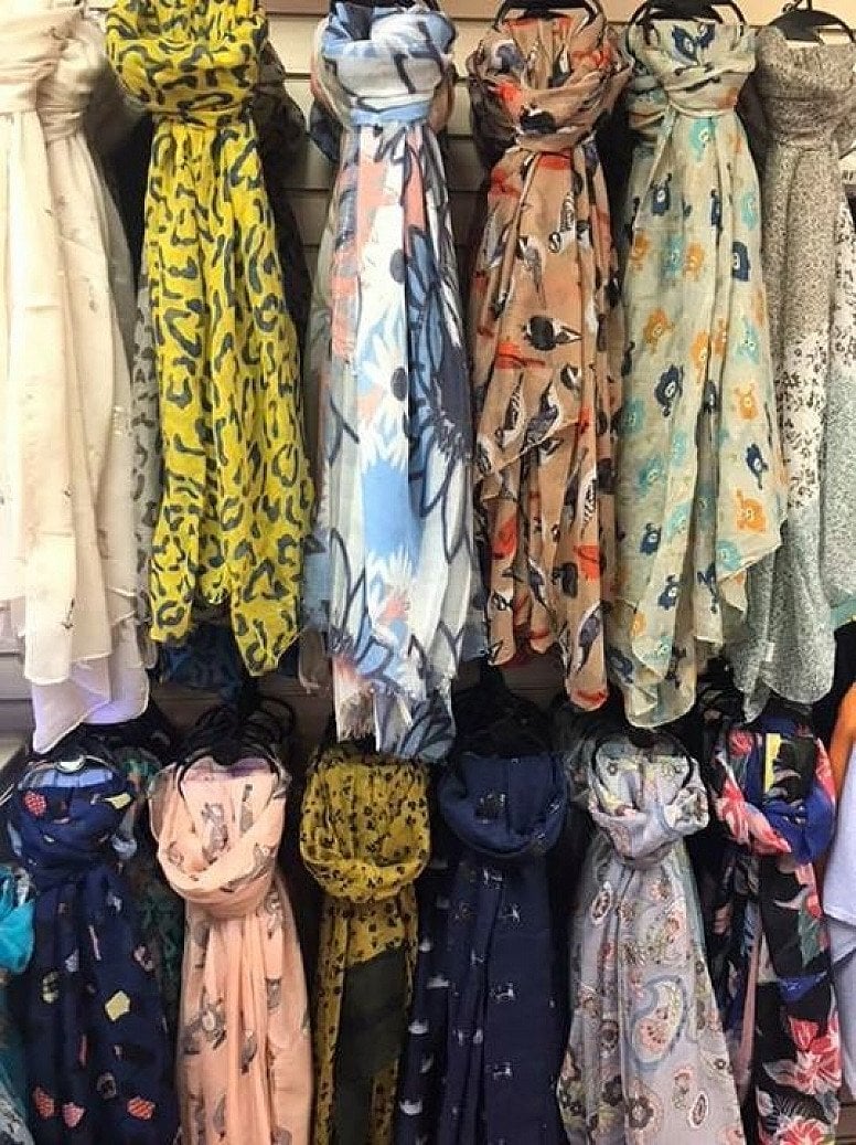 Scarves £6 each or 2 for £10