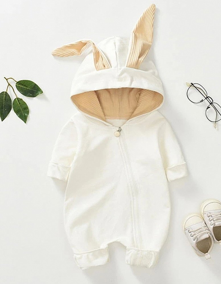 Baby Romper Cute Rabbit Ear Rompersuit.