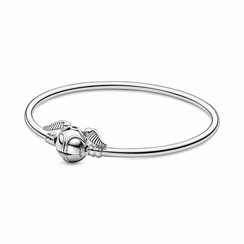 PANDORA HARRY POTTER GOLDEN SNITCH CLASP BANGLE - £70.00