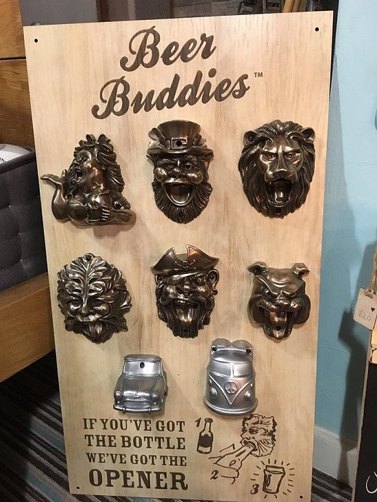 Take a Look at our BEER BUDDIES A Range of Deluxe Bottle Openers with