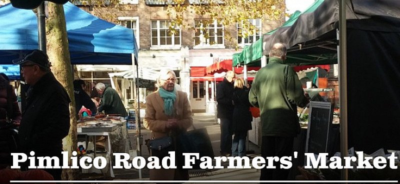 Pimlico Road Farmers' Market. Every Saturday 9am-1pm
