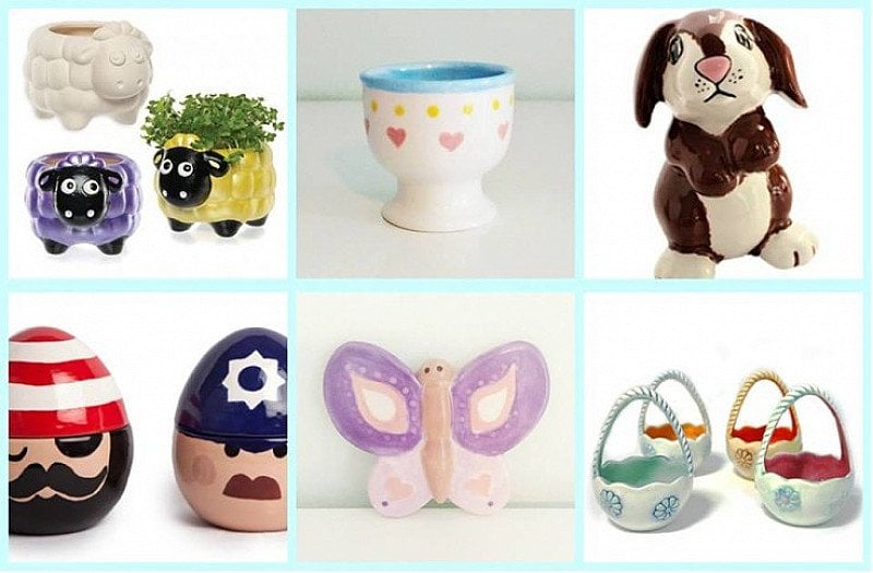 Polkadot Pottery: Easter Treasures Pottery Painting