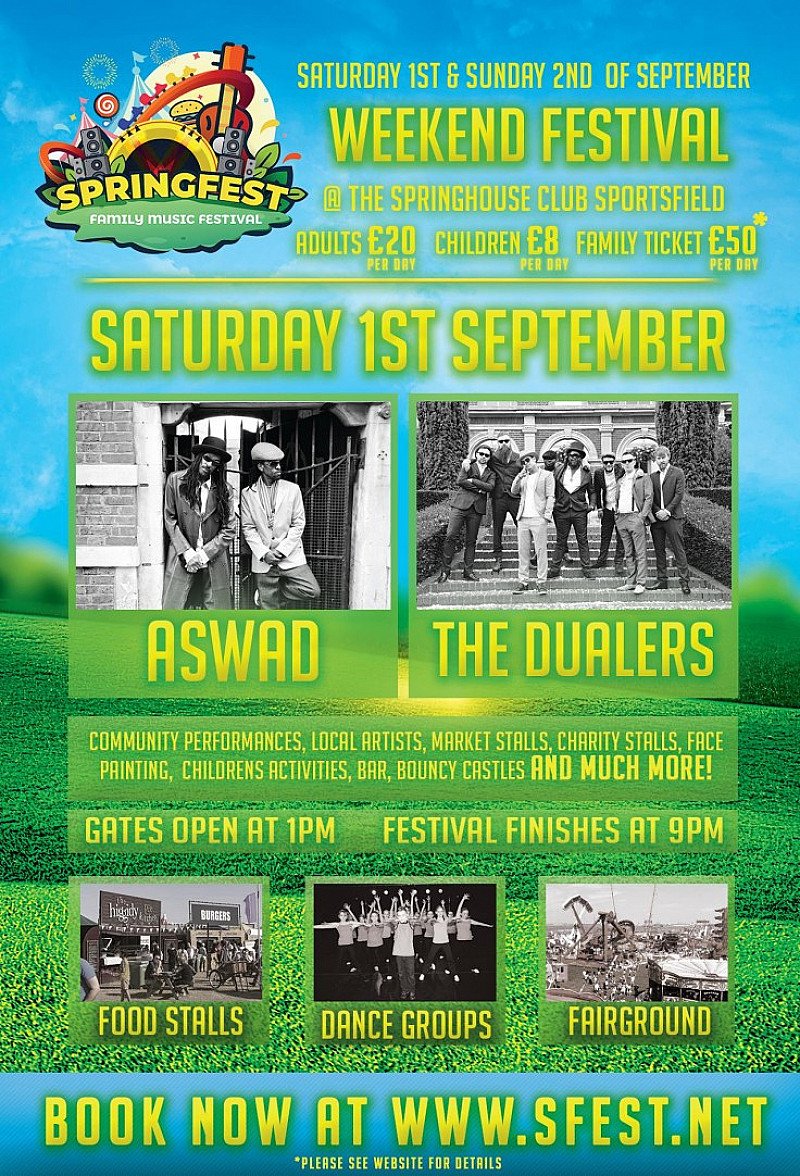 SPRINGFEST LIVE MUSIC WEEKEND FESTIVAL