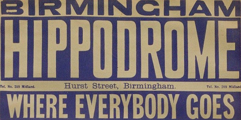 The Hippodrome during WWI Talk