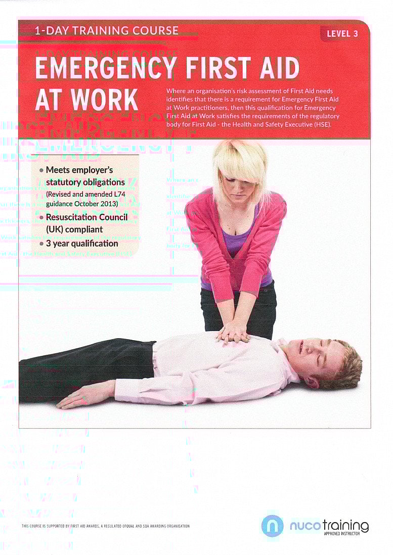 Emergency First Aid at Work Qualification Course