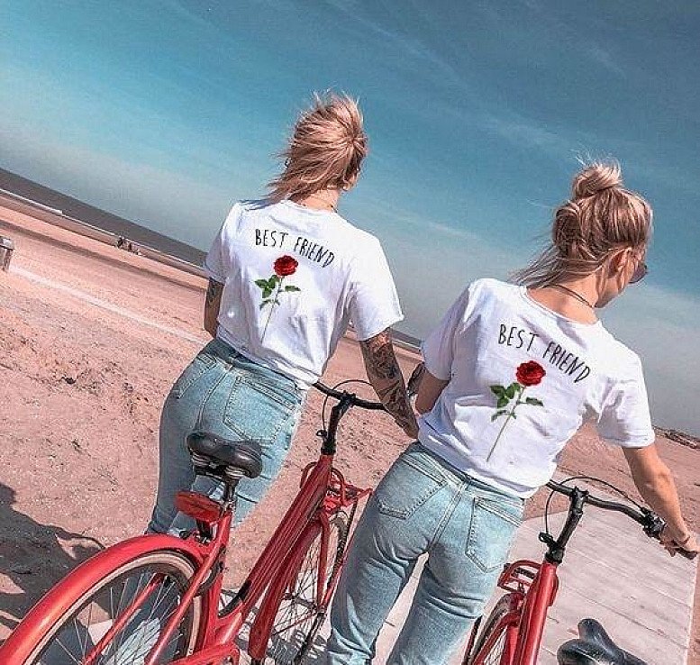 HOT SALE BEST FRIEND FASHION T SHIRT !!!