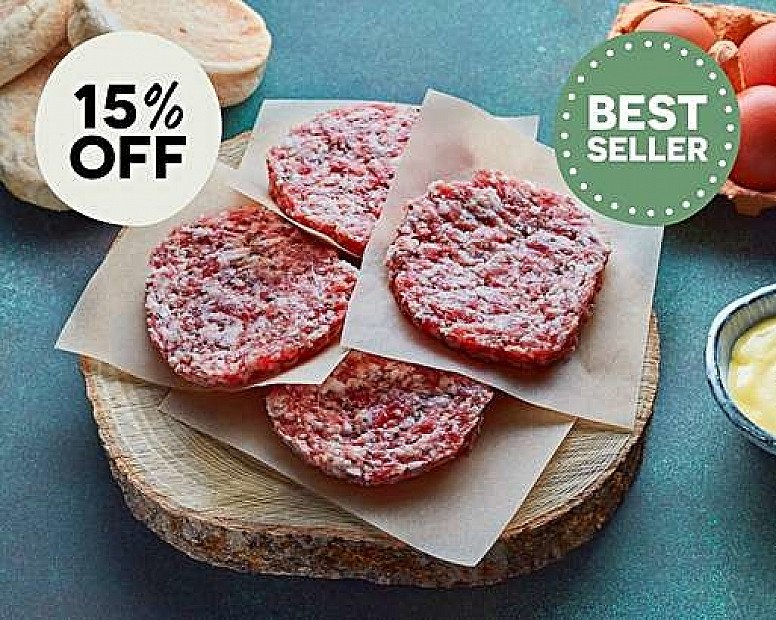15% OFF - Pork Breakfast Patties (Pack of 4)!
