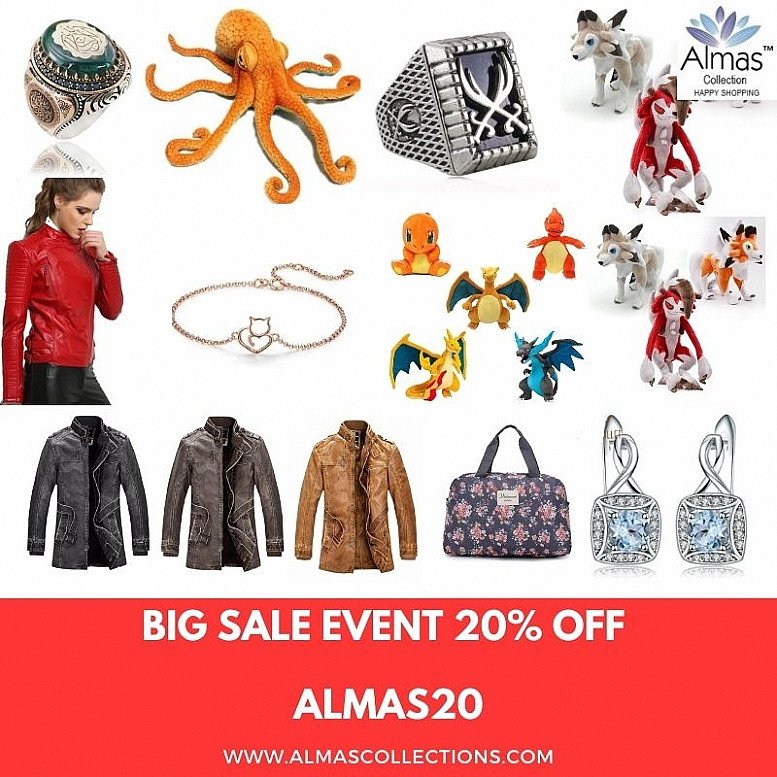 BIG SALE 20% OFF ALL PRODUCTS AND WORLDWIDE FREE SHIPPING