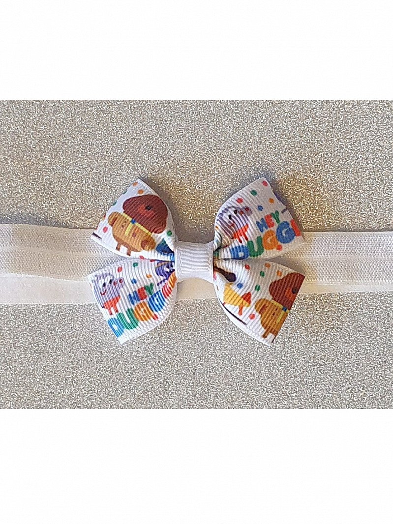 Baby Girls Childs Hey Duggee Mini Hairbow or Headband