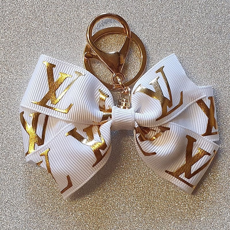 Ladies Girls LV Fashion Bagcharm Keyring
