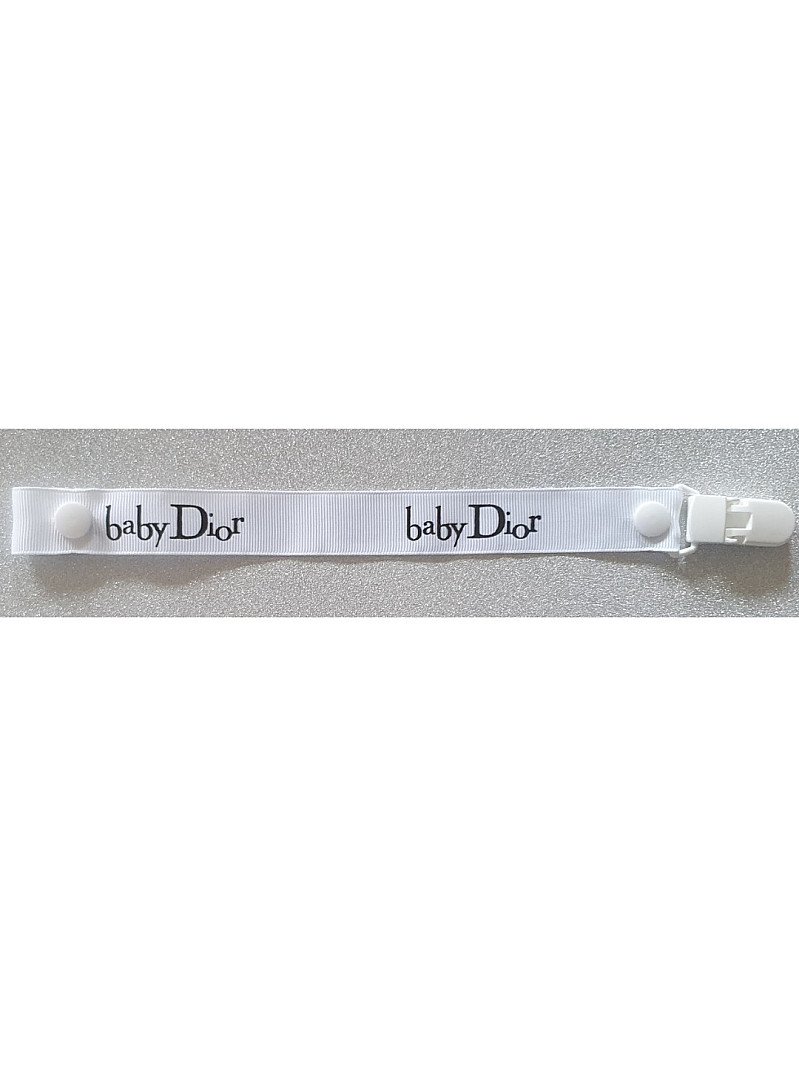 Baby Dior White and Black Dummyclip