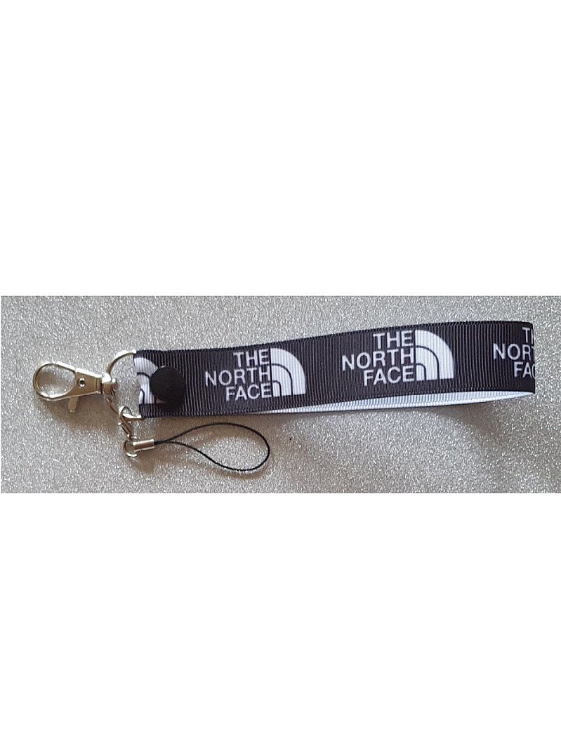 Ladies Mens North Face Wriststrap Keyfob Keyring