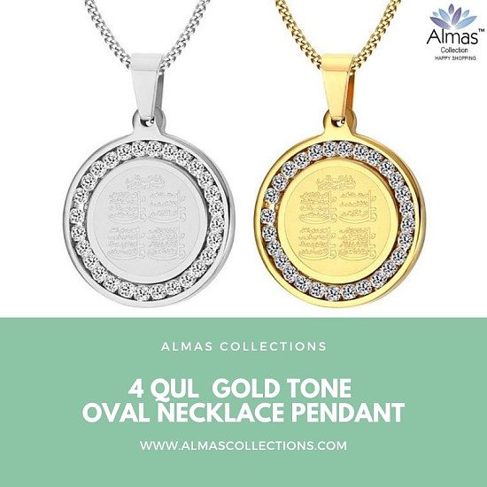 4 Qul Pendant Necklace Gift Hajj Umrah