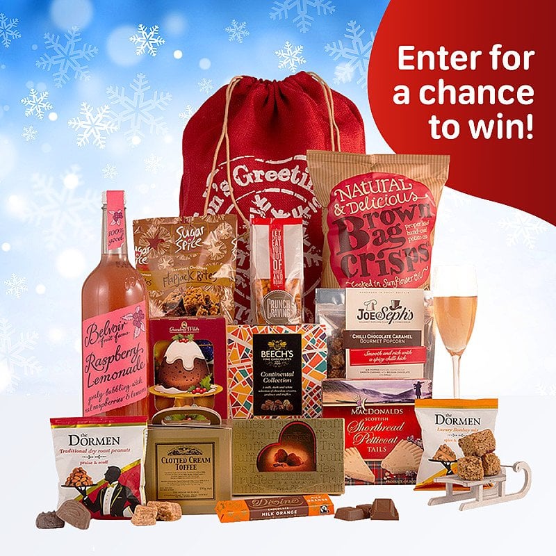 WIN this 'Jute Santa Sack' Christmas Hamper!
