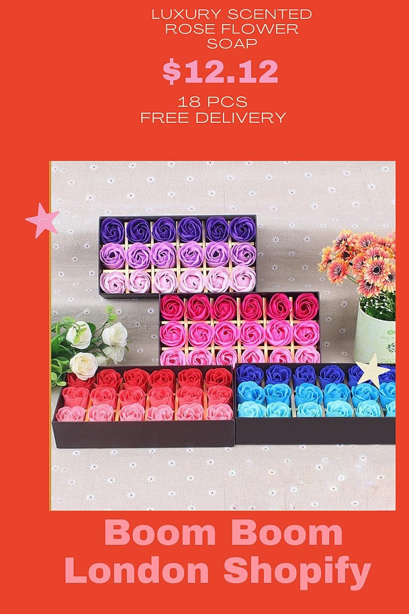 Luxury Scented Rose Flower Soap