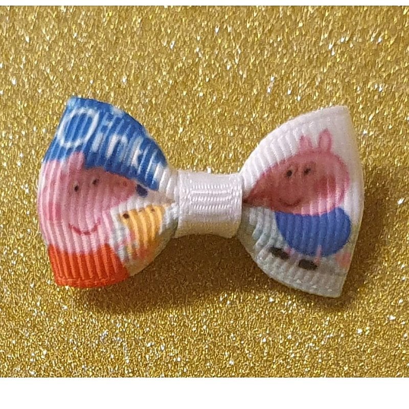 Peppa pig Teeny Hairbow or Headband
