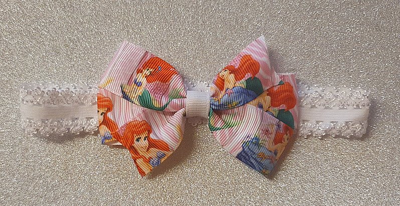 Ariel Mermaid Hairbow or Headband