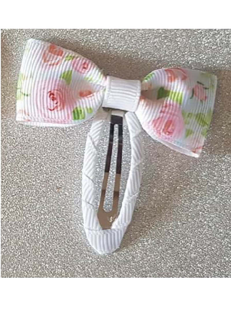 Pastel Rose Mini Hairbow or Headband