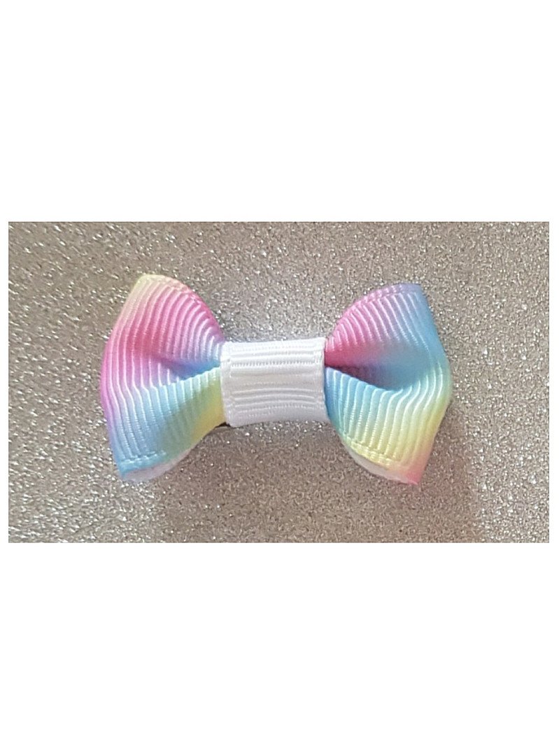 Teeny Rainbow Hairbow or Headband