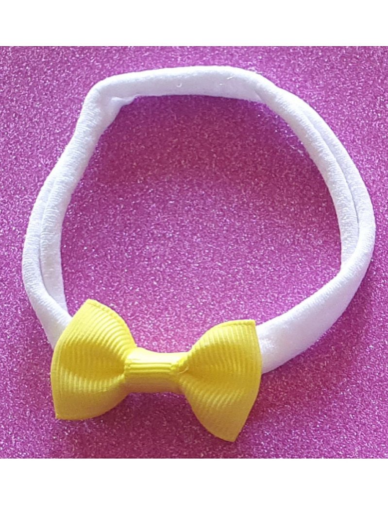 Teeny Lemon Yellow Headband