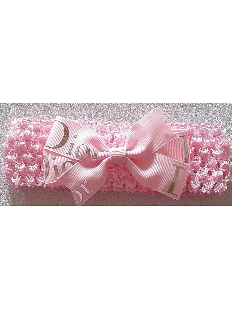 Dior Pink and Silver Headband