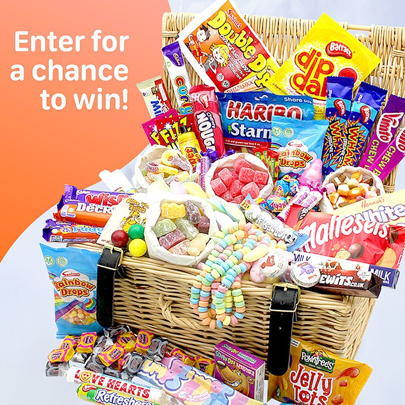 WIN this Mega Retro Sweets Hamper with 50 types of wonderful