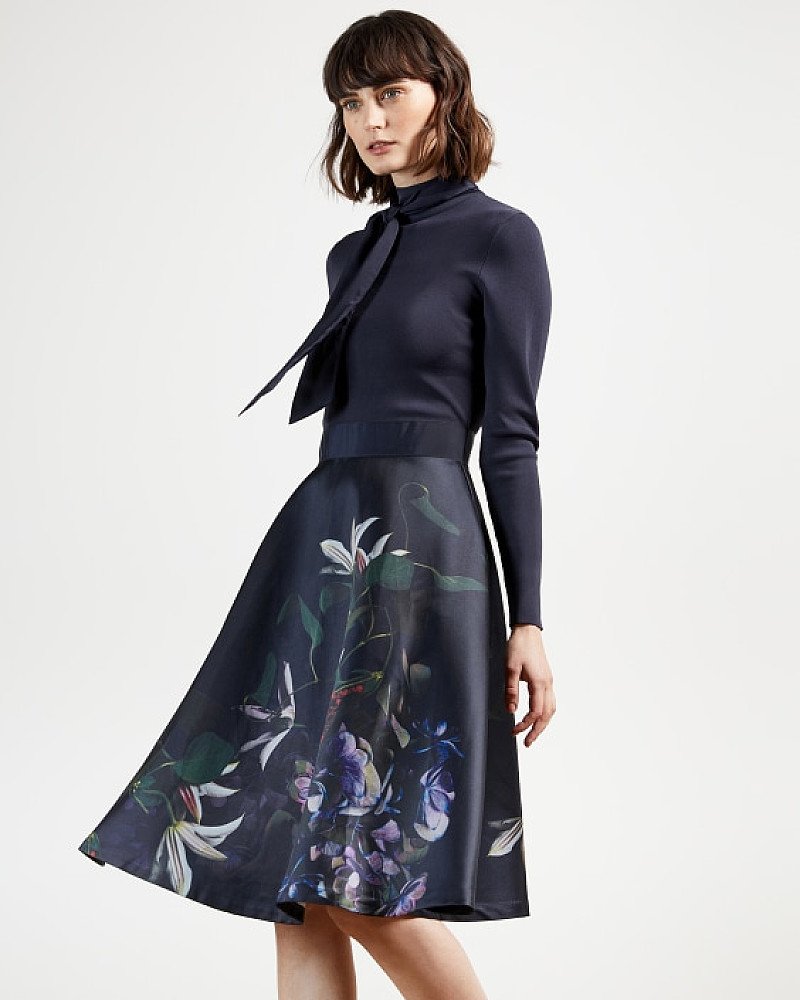 SALE - Pomegranate Full Skirt Dress!