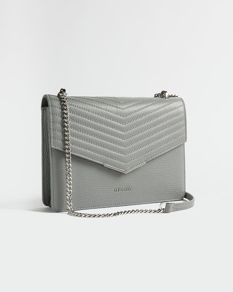 SALE - Leather quilted envelope cross body bag!