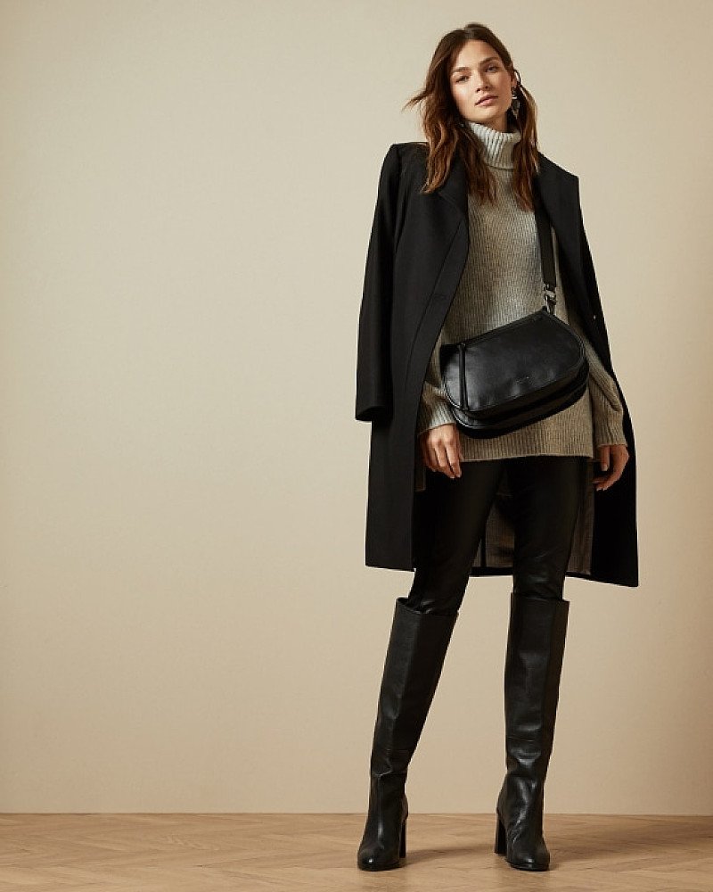 SALE - Long belted wrap coat!