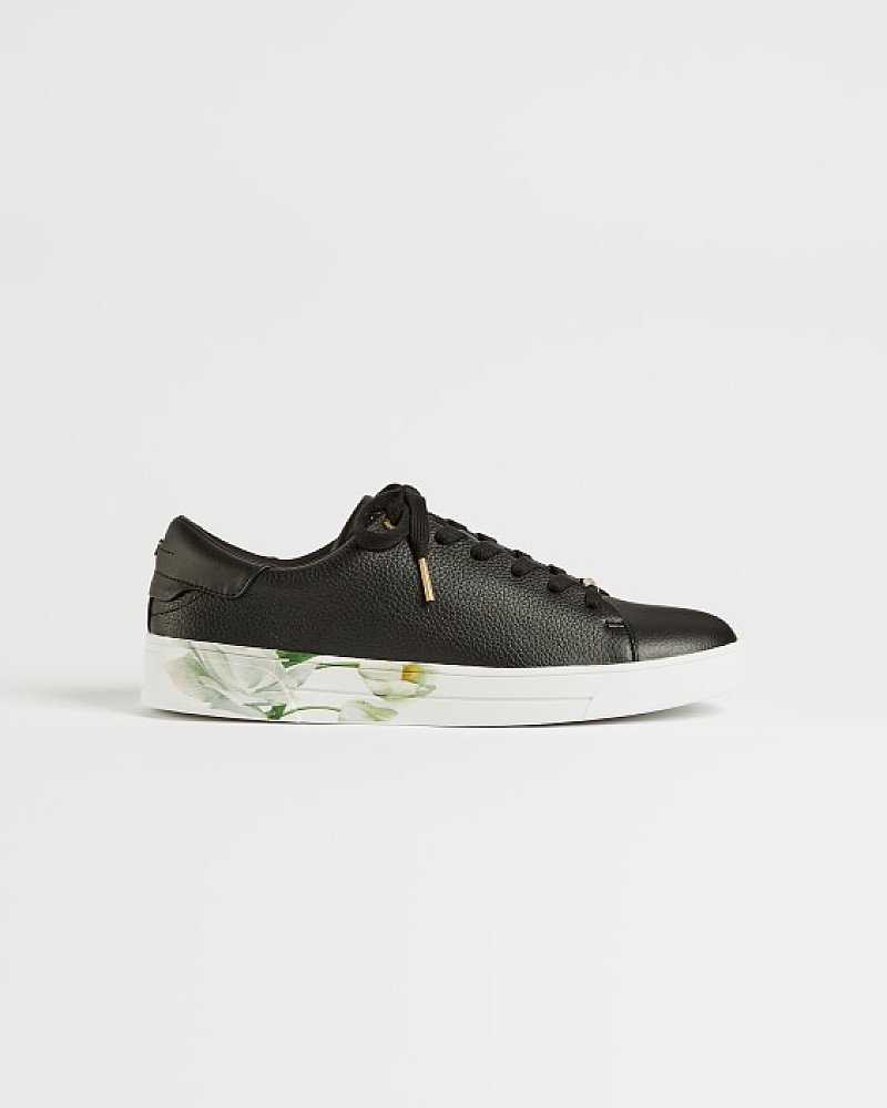 SALE - Elderflower leather cupsole trainers!