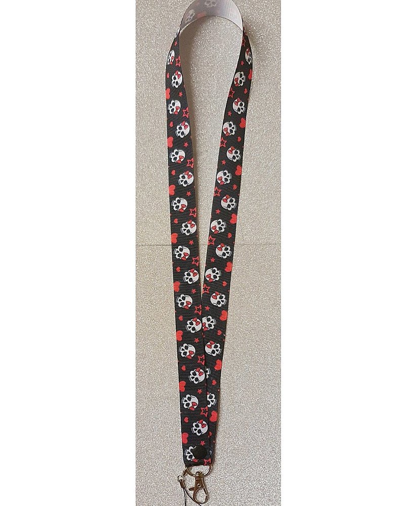 Skull Lanyard Id Badge Holder