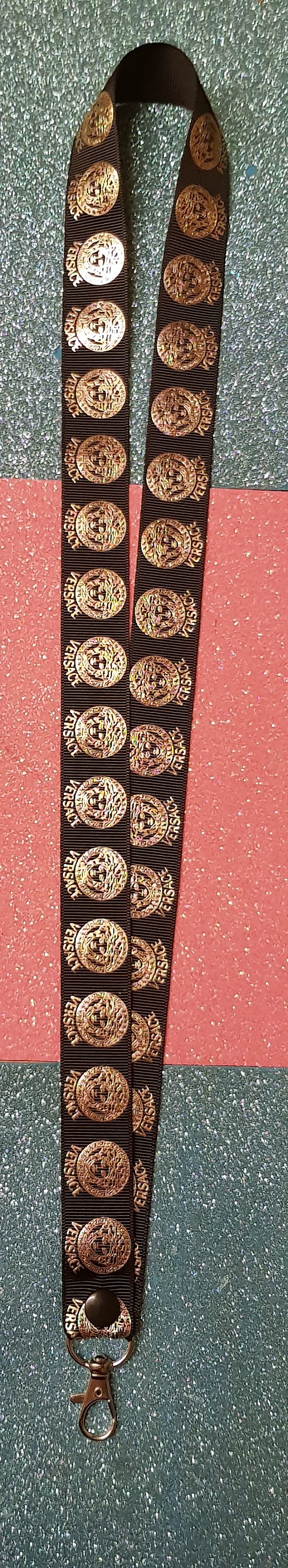 Versace Lanyard Id Badge Holder