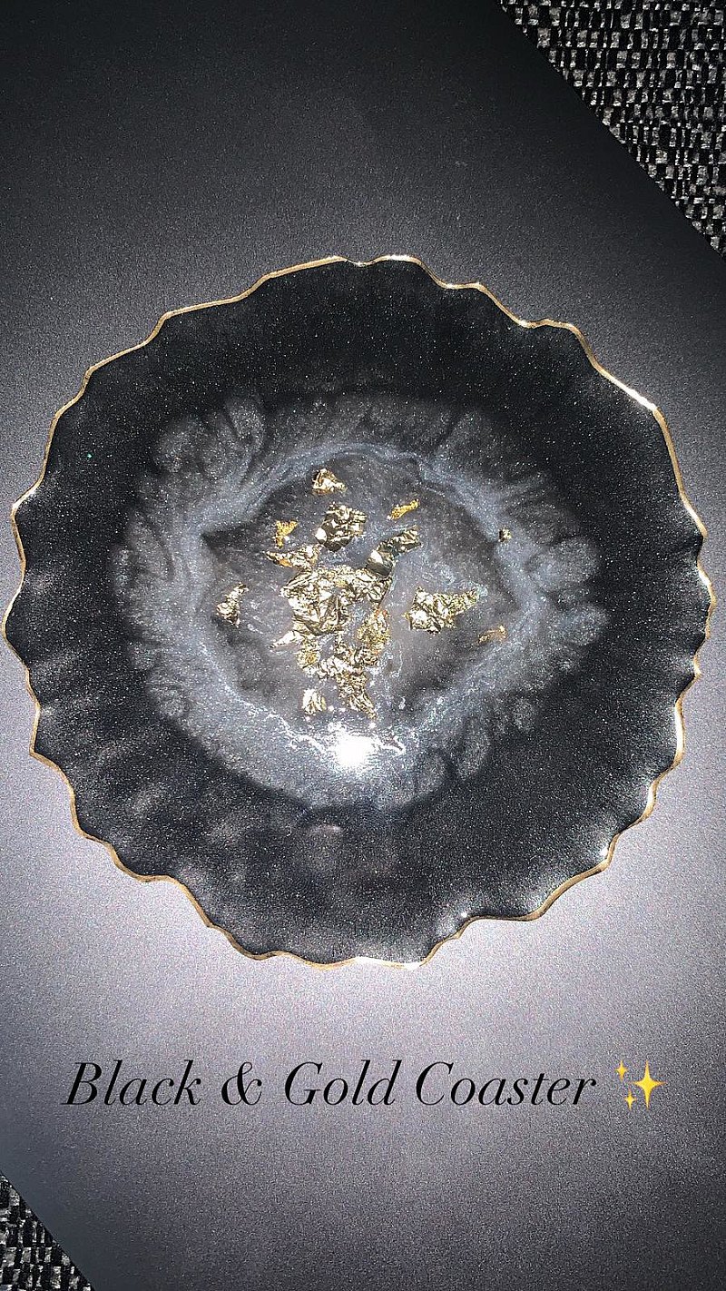Black & Gold Coaster