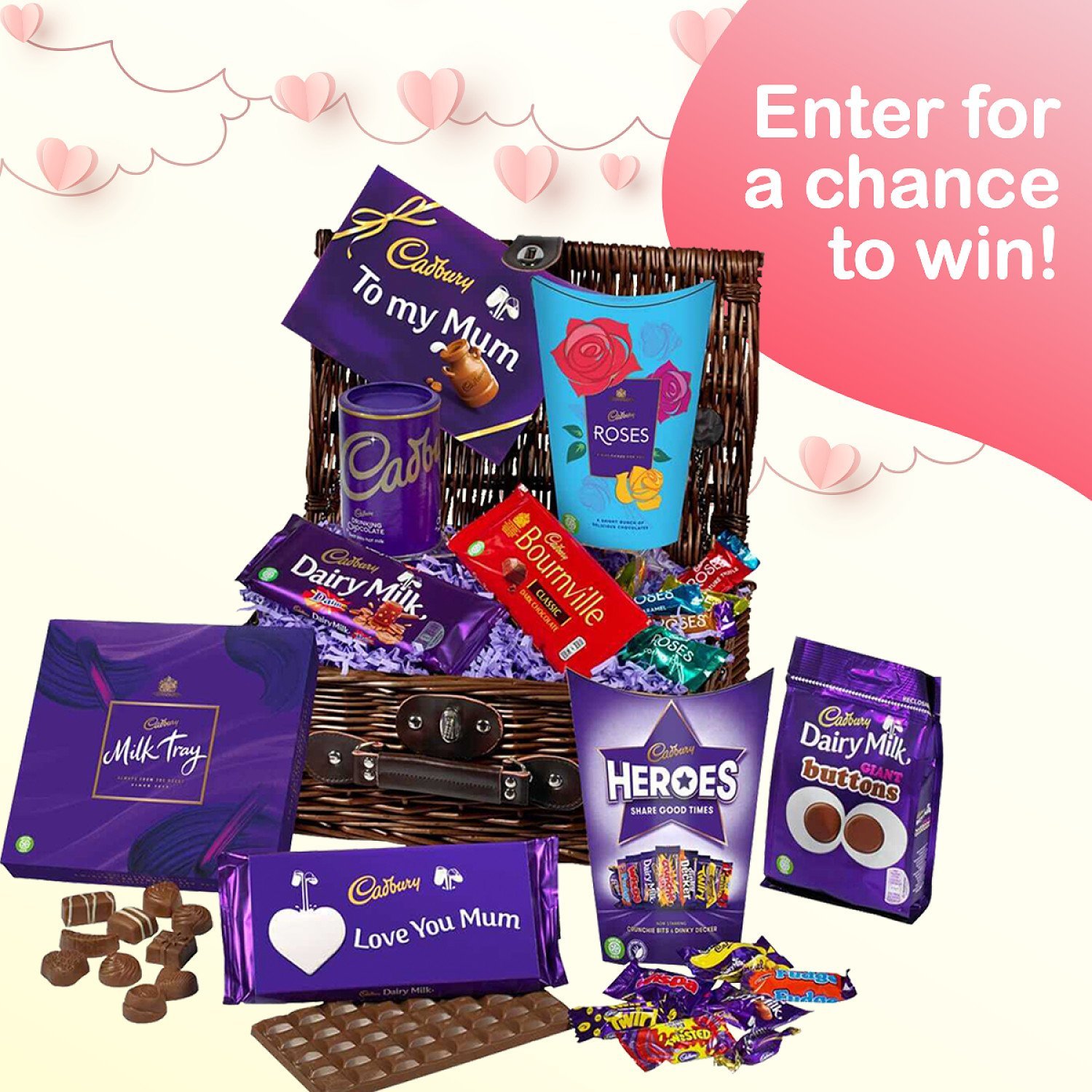 WIN a Cadbury Mother's Day Chocolate Basket