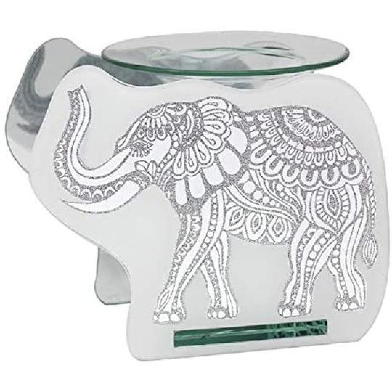 Glass Elephant Wax Oil Warmer