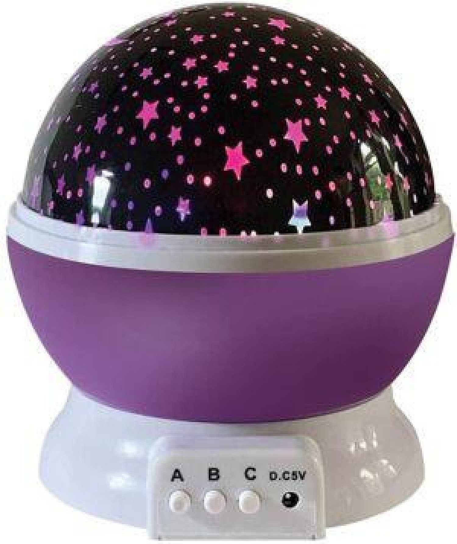 LED Rotating Projector Starry Night Light Star Sky Light Baby Kids Bedside Lamp