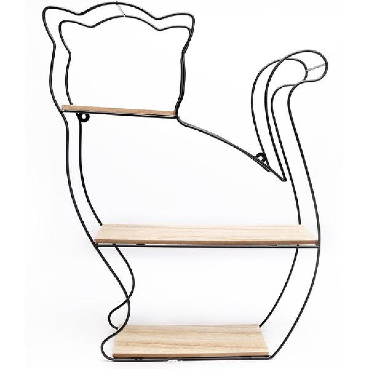 Wire Cat Wall Shelf