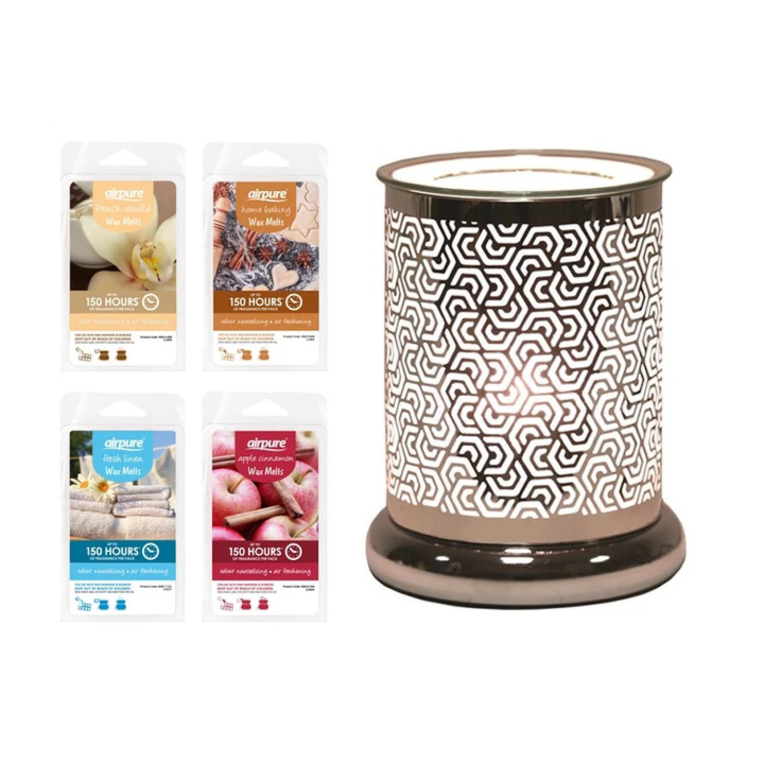 Hexagonal Cylinder - Wax Melt Burner Includes Pack of Wax Melts £29.99 Free Postage