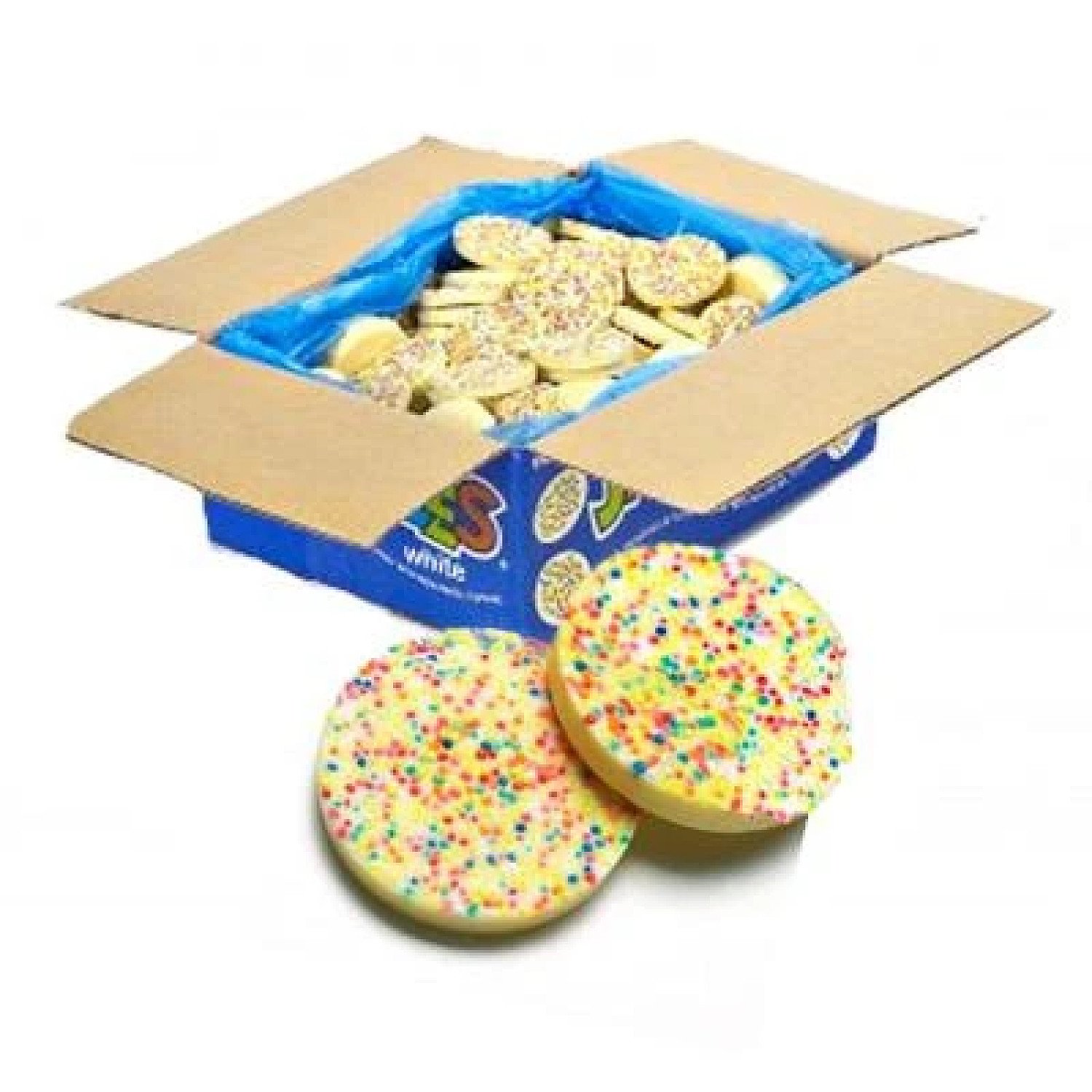 Giant White Chocolate Jazzies - 3kg Bulk Box £29.99 Free Postage