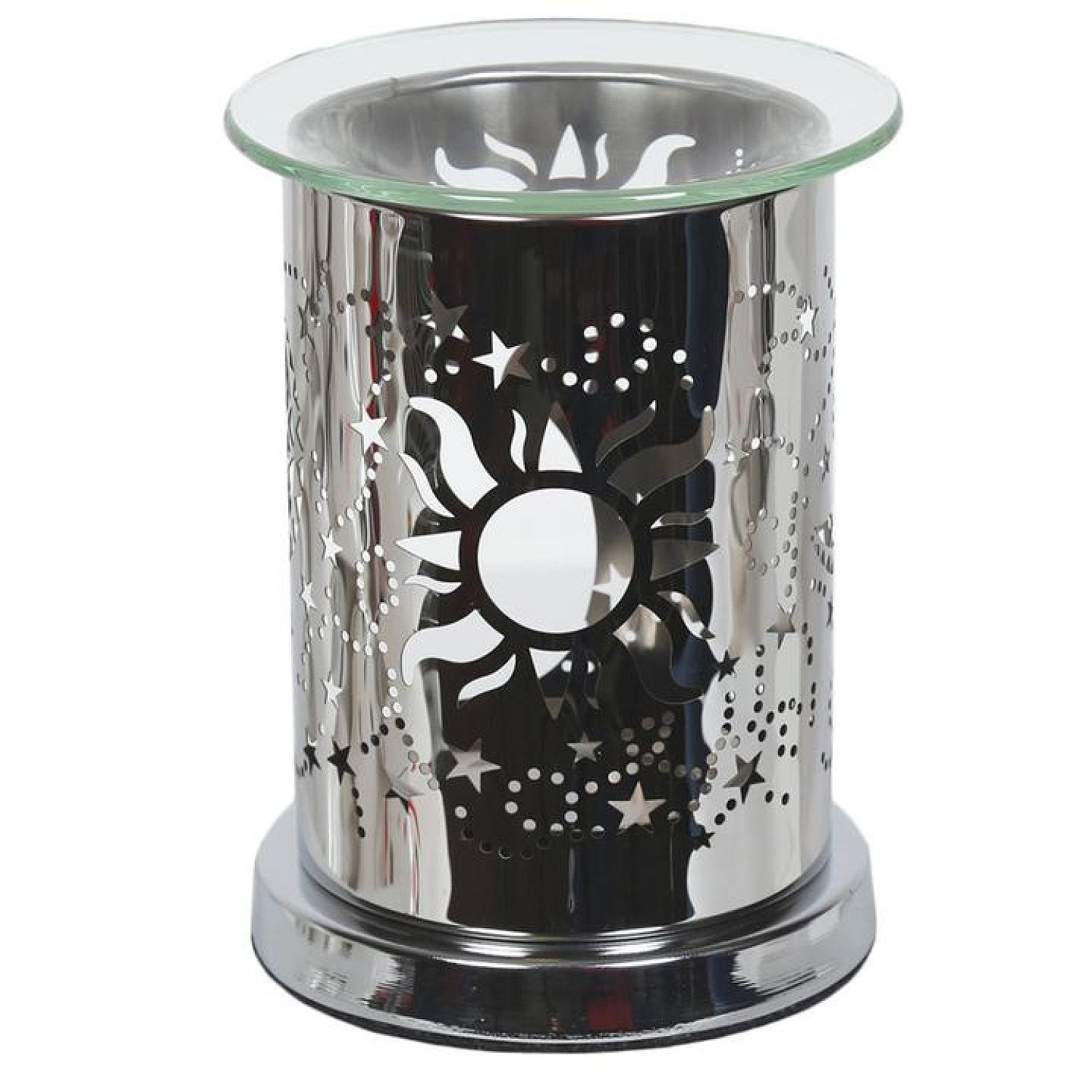 Aroma Mirror Wax Melt Burner, Sun and Moon