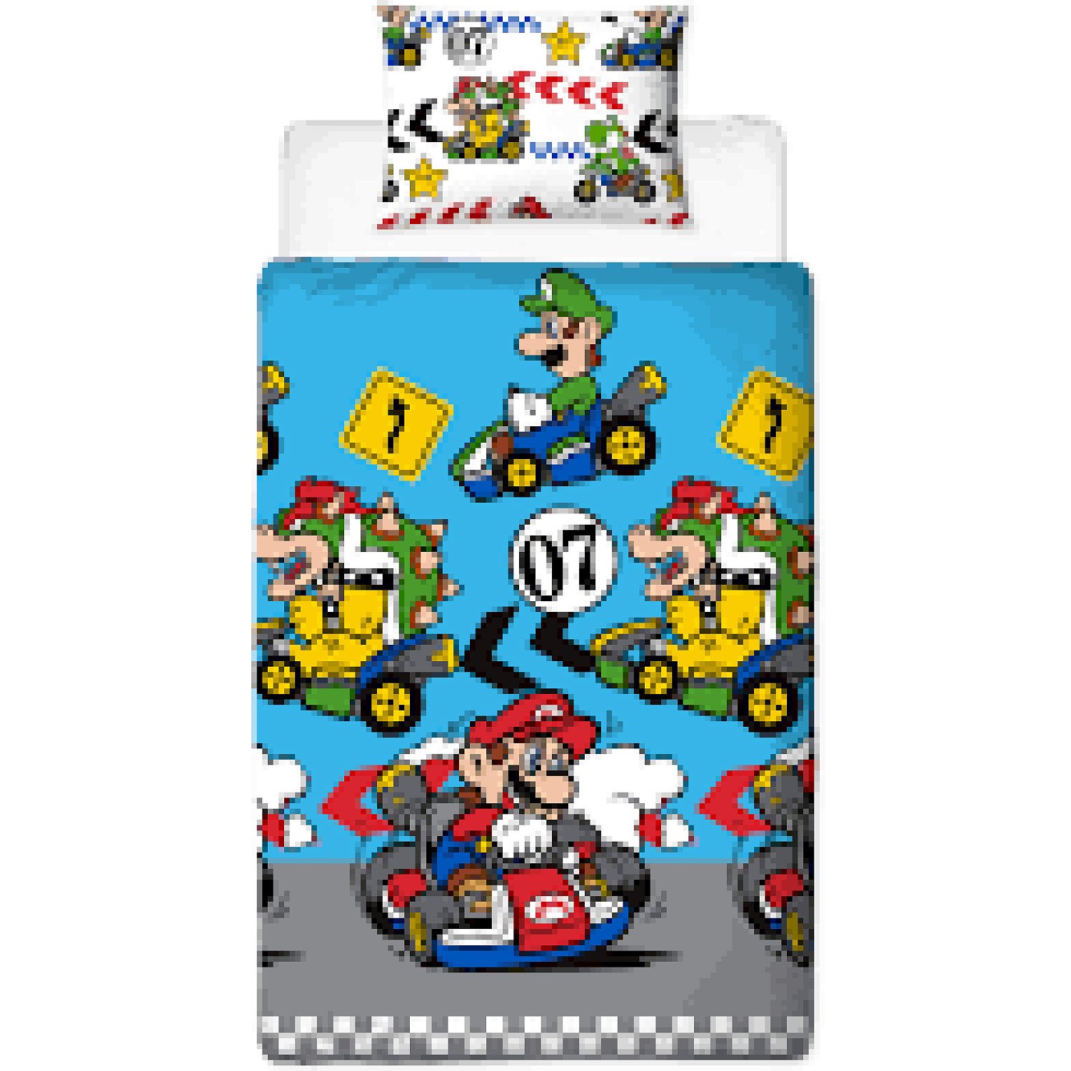 Nintendo Mario Direction Single Duvet Cover Set