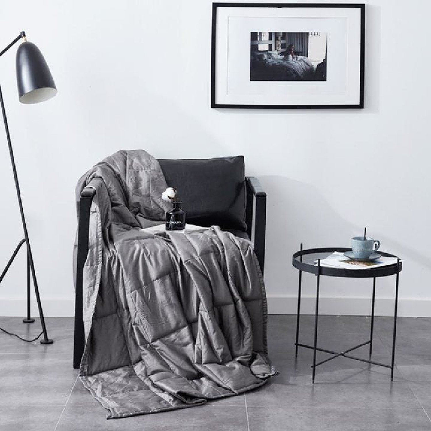 Premium Weighted Blanket Sensory Sleep Reduce Anxiety Cotton 4.5kg