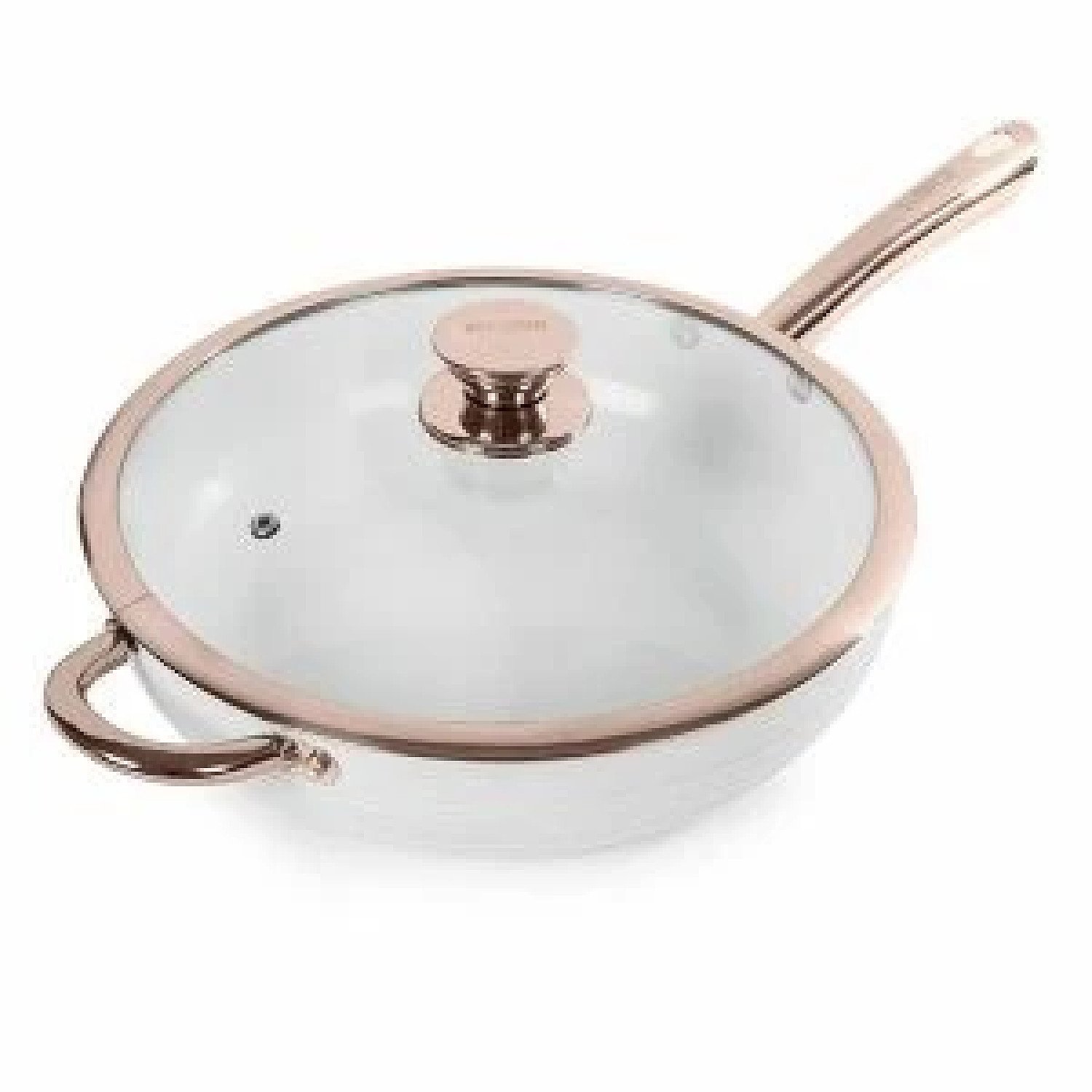 Tower Linear 28cm Multi Pan Rose Gold/White Free Postage